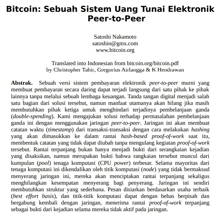 Christopher Tahir: Kisah di Balik Penerjemahan Whitepaper Bitcoin ke Bahasa Indonesia