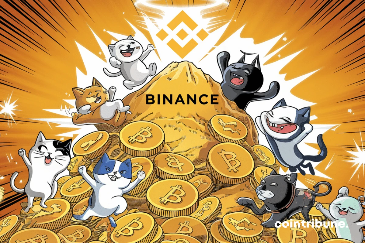 Crypto : 80 % des memecoins explosent après leur cotation sur Binance