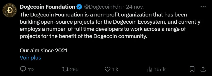 La Fondation Dogecoin cherche des sponsors pour financer ses projets ambitieux en 2025