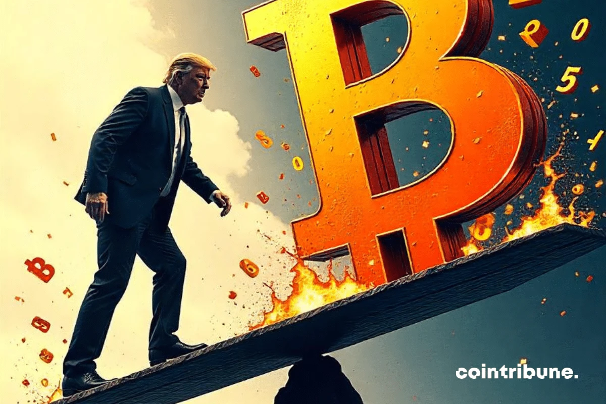 Repli de Trump dans les sondages : quelles conséquences pour le Bitcoin ?