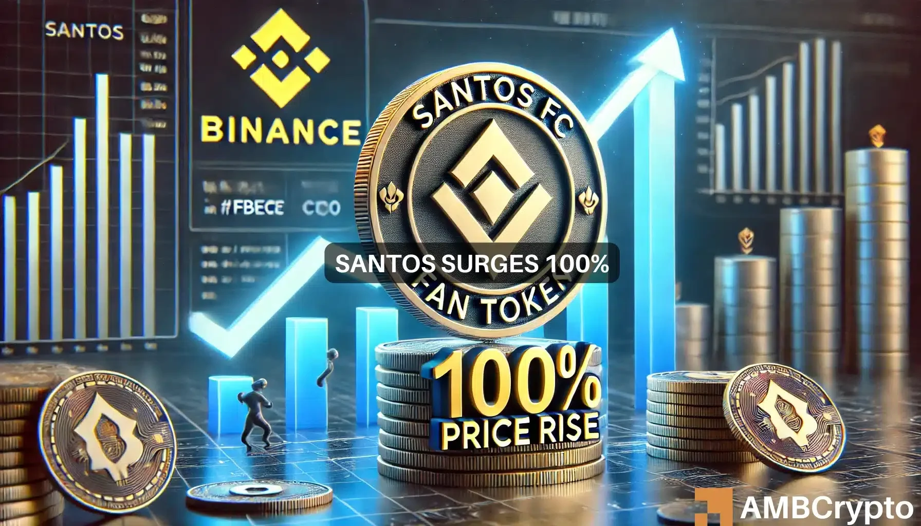 SANTOS crypto skyrockets 100% as market eyes probable reversal