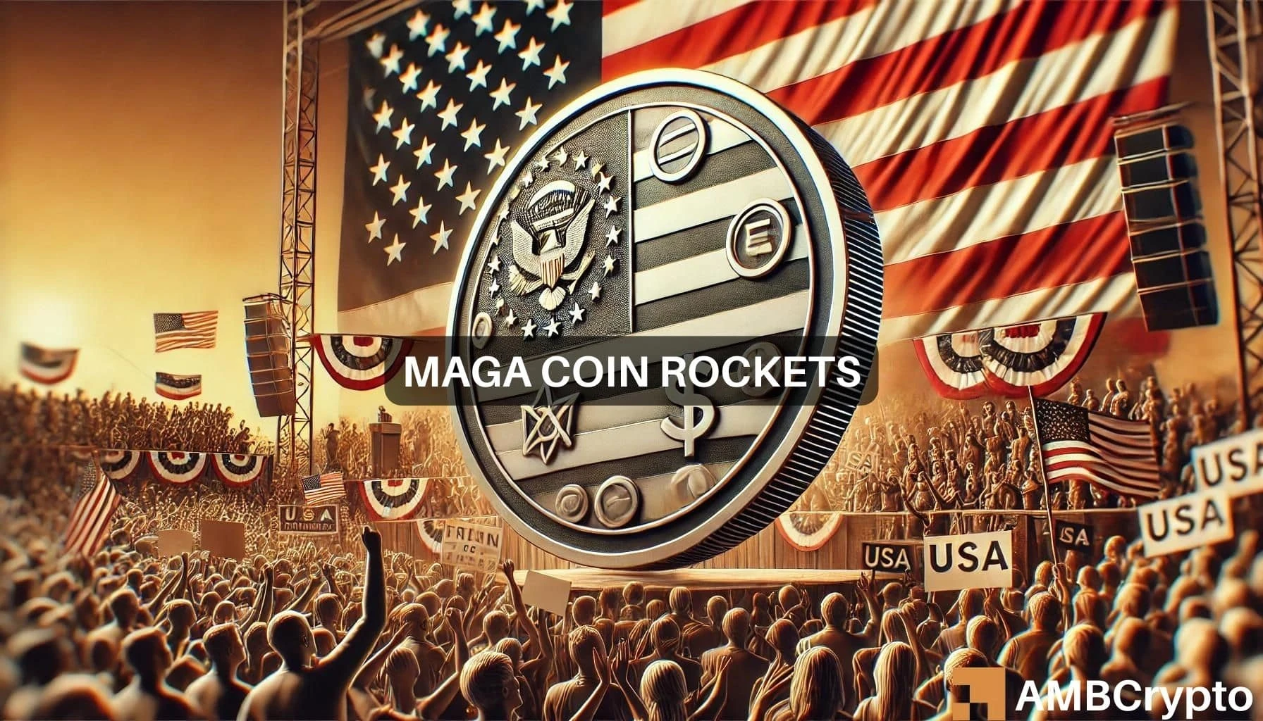 Trump themed memecoin MAGA up +40% after assassination attempt